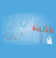 Background Of Data Array Movement