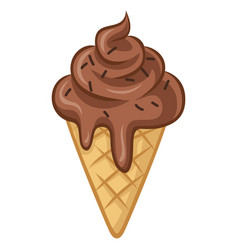 Chocolate Ice Cream Drawing