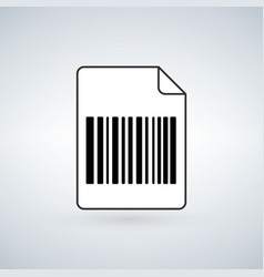 Paper Barcode Icon Library File