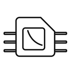 Phone Esim Icon Outline Style