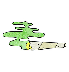 Quirky Hand Drawn Cartoon Lit Joint