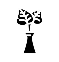 Dried Plant Living Room Glyph Icon