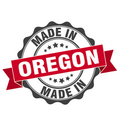 Made In Oregon Round Seal