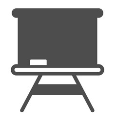 School Board Easel Chalkboard Solid Icon