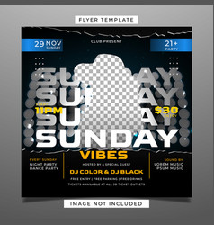 Sunday Vibes Club Party Flyer Template