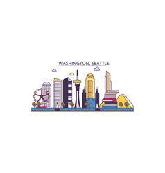 United States Seattle Tourism Landmarks