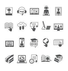 Online Education Line Icon Concept Of Training