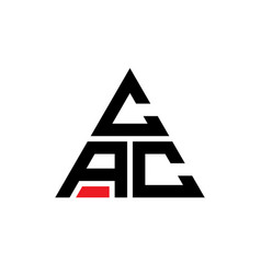 Cac Triangle Letter Logo Design