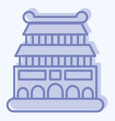 Icon Beijing Related To Capital Symbol Two Tone