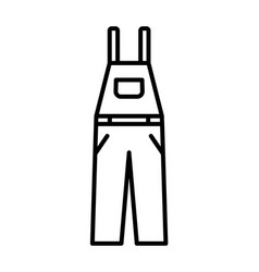 Clothes Clothing Coverall Icon On