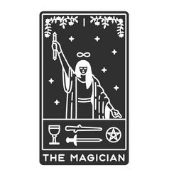 Tarot Card The Magician Cut Out High Quality