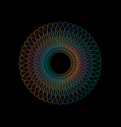 Abstract Circle Dark Background