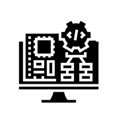 Embedded Software Glyph Icon