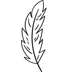 Feather Bird Outline