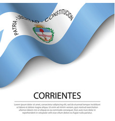 Waving Flag Of Corrientes Is A Region