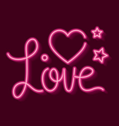 Love Word Neon Light