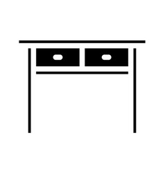 Table Living Room Glyph Icon