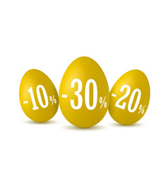 Easter Egg Sale Happy Eggs 3d Template