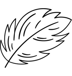 Feather Bird Outline