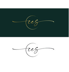 Letter Ces Initial Logo