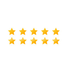 Five Stars Customer Product Rating