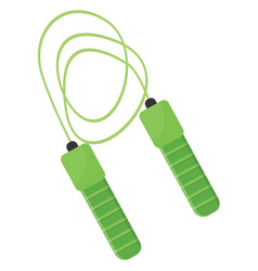 Skipping Rope Workout On A White Background