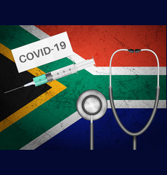 Medical Equepment On South Africa Flag