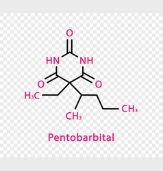 Pentobarbital Chemical Formula