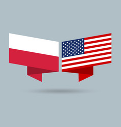 Poland And Usa American And Polish National