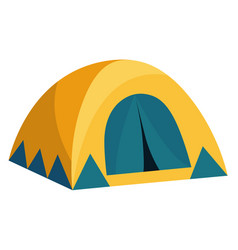 Camping Tent Cartoon Icon Sport Or Travel