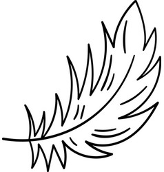 Feather Bird Outline