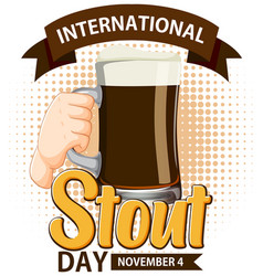 International Stout Day Poster Design