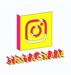 Instagram Isometric