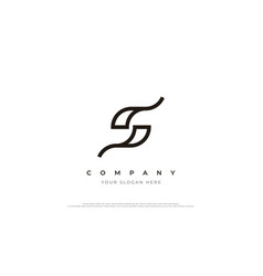 Minimal Letter S Logo Design Template