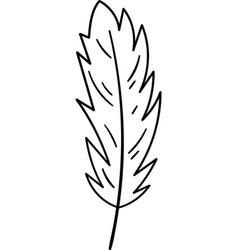 Feather Bird Outline