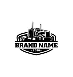 Trucking Industry American Truck Big Rig Logo