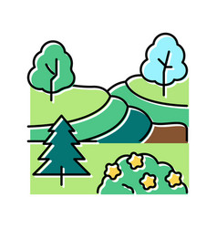 Landscape Maintenance Services Color Icon