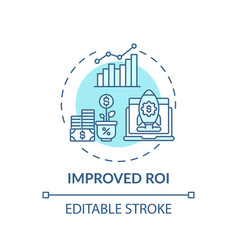 Improved Roi Concept Icon