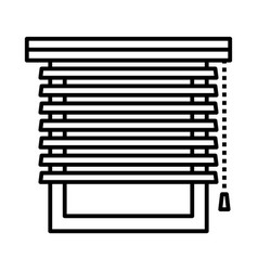 Blinds Curtains String Icon On