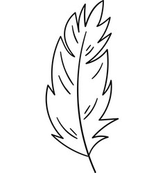 Feather Bird Outline