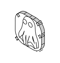 Night Ghost Isometric Icon