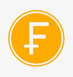 Swiss Franc Icon Currency Symbol