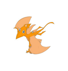 Cute Pterodactyl Cartoon Design