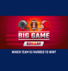 Big Game Sunday - American Football Championship