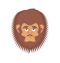 Bigfoot Sad Emoji Yeti Wailful Emotion Face