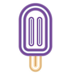 Neon Ice Cream In Stick