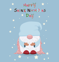 Saint Nicholas Day Postcard Angel Helper Of St