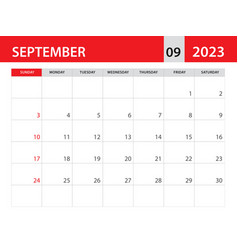 September 2023 Template - Calendar 2023 Template