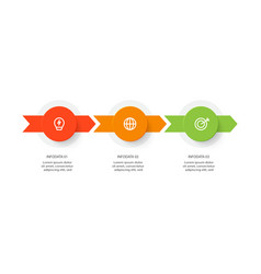 Circle Concept For Infographic With 3 Steps