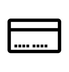 Credit Card Silhouette Icon Or Payment Method